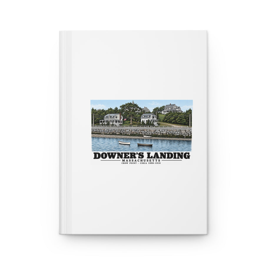 Downer's Landing, Mass. Matte Hardcover Journal - Boston Harbor
