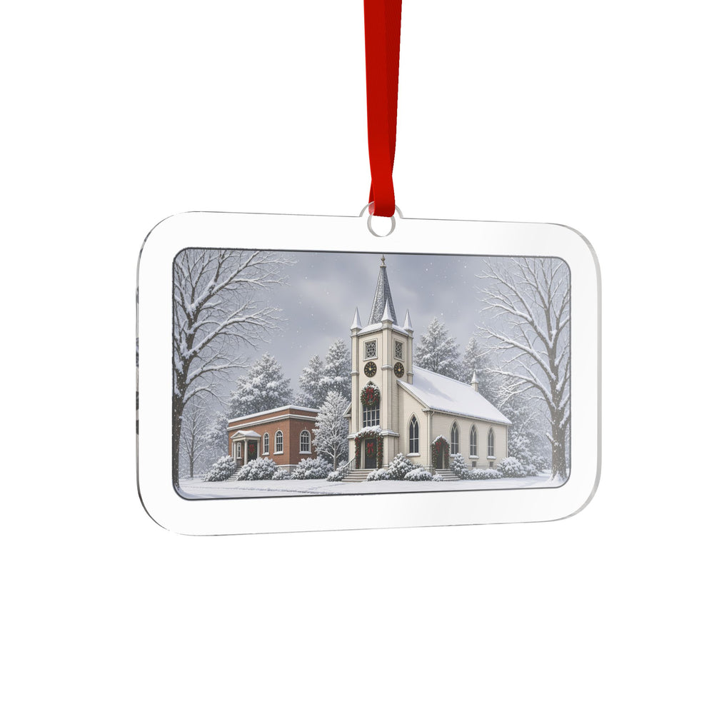 Unitarian Church — Uxbridge, MA Christmas Ornament