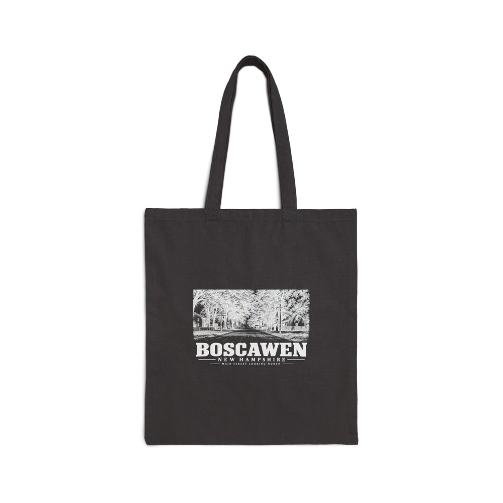 Main Street looking north Natural + Black Heavy Canvas Tote - Merrimack Valley Goods