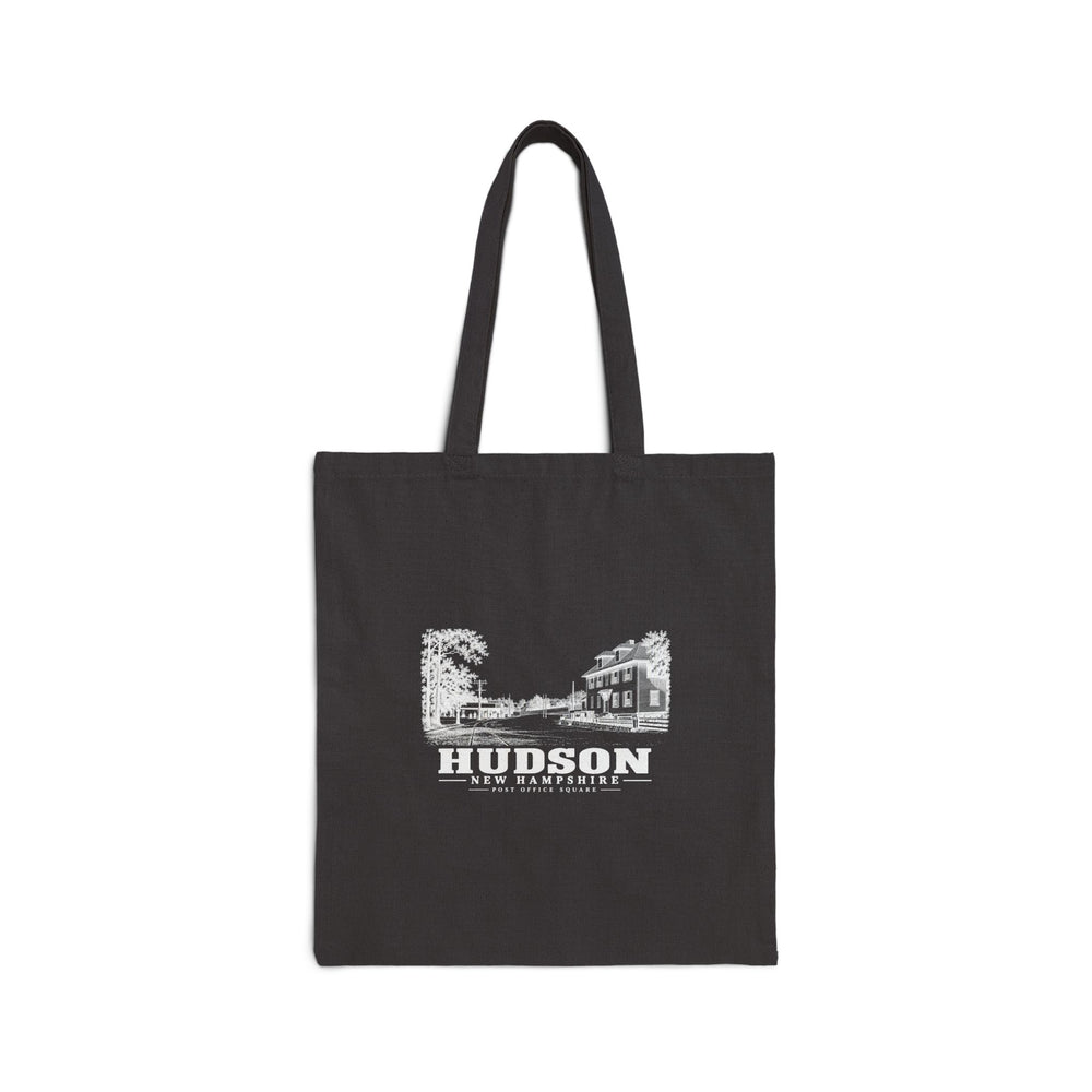 Post Office Square Natural + Black Heavy Canvas Tote - Merrimack Valley Goods