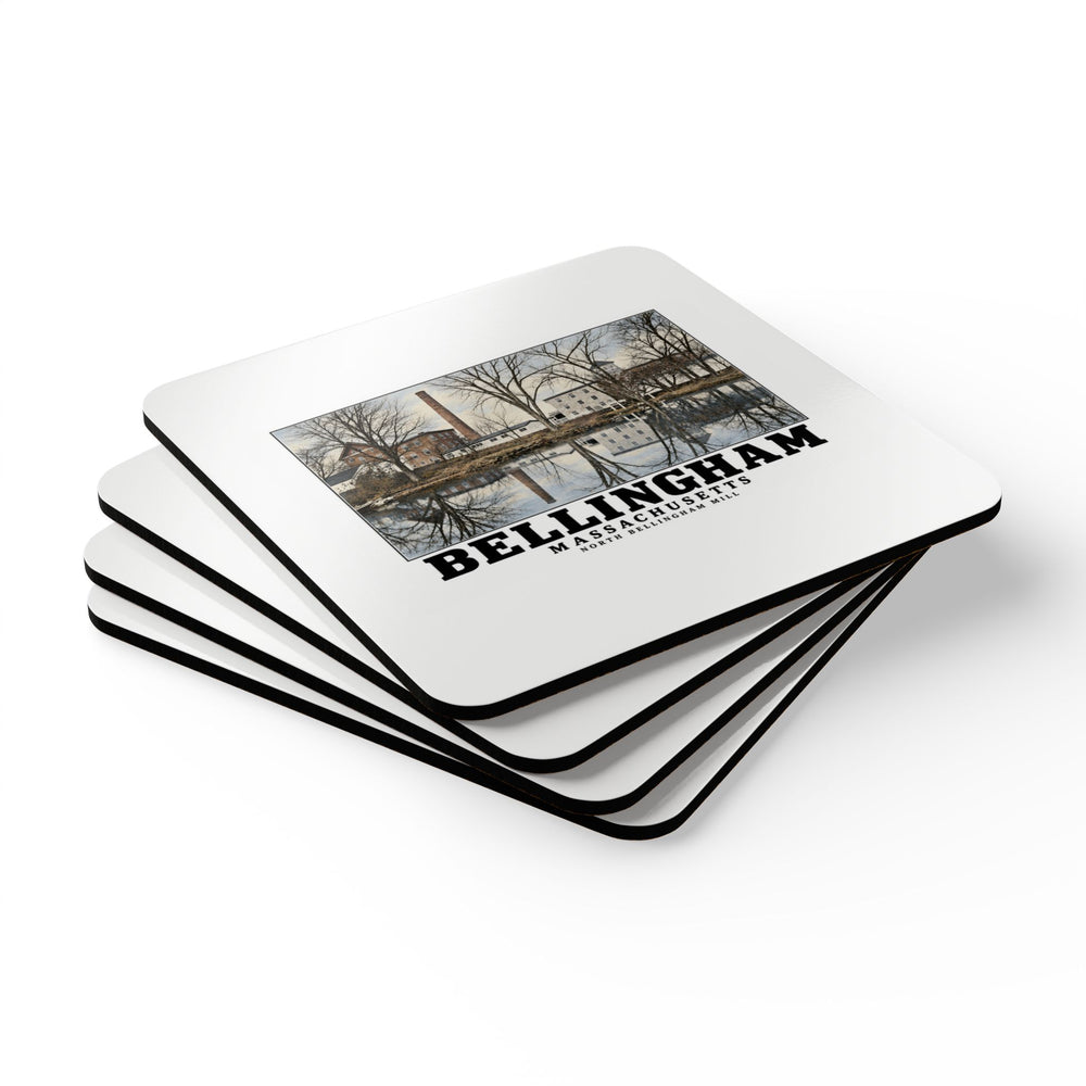 The North Bellingham Mill, plate following printed page 144 Cork Back Coaster Set - Charles River