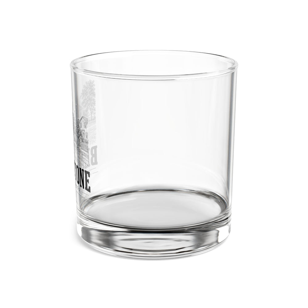 Blackstone Historic Baptist Church / Streetscape 10 oz Rocks Glass in Clear — right view
