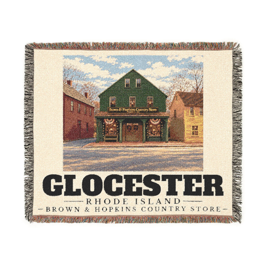 Brown & Hopkins Country Store, Chepachet — Glocester, Rhode Island Woven Blanket