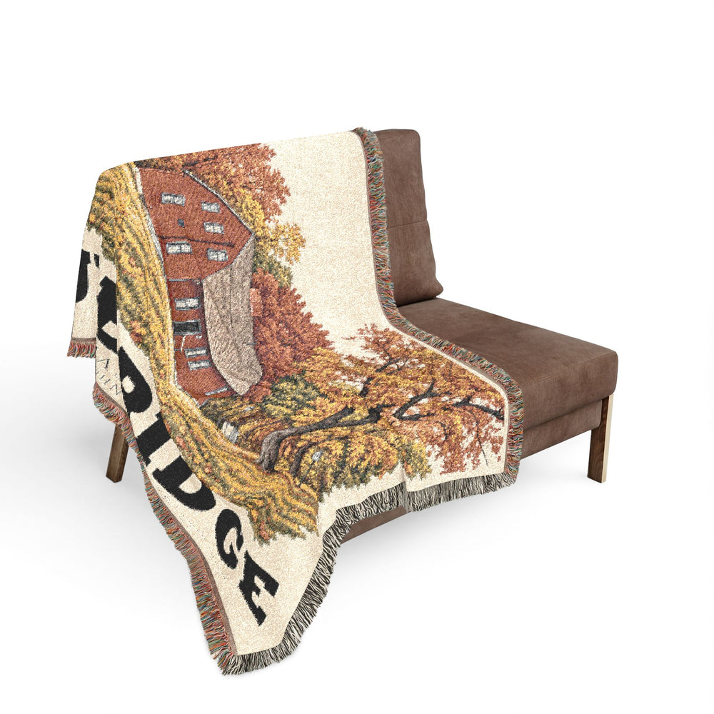 John Farnum House — Uxbridge, Massachusetts Woven Blanket