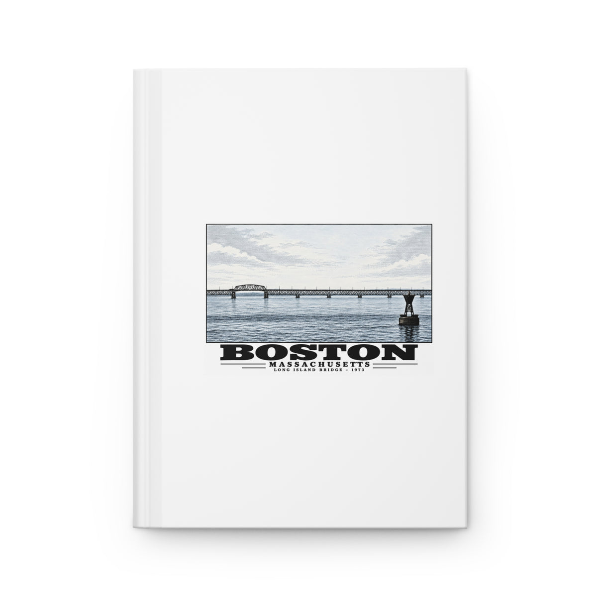 Long Island Matte Hardcover Journal - Boston Harbor