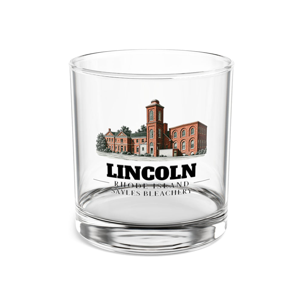 Front view of Lincoln Sayles Bleachery 10 oz Rocks Glass