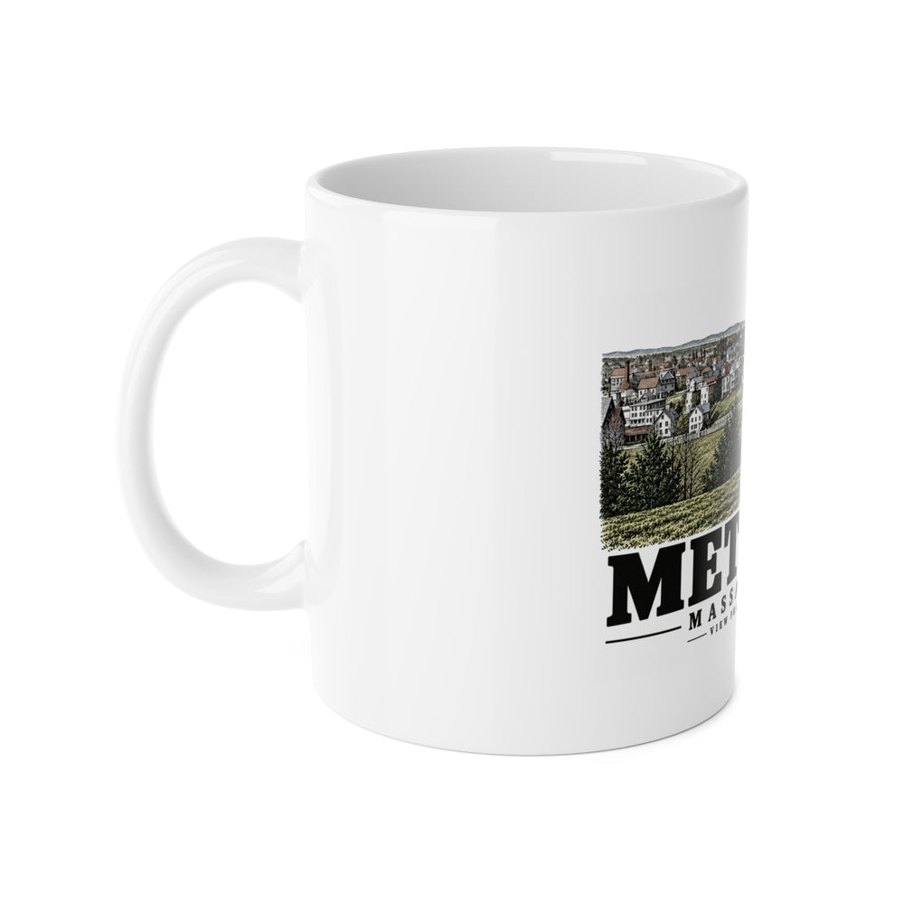 Methuen View of Methuen from the Tenney Place 11 oz White Ceramic Mug - Merrimack Valley Goods