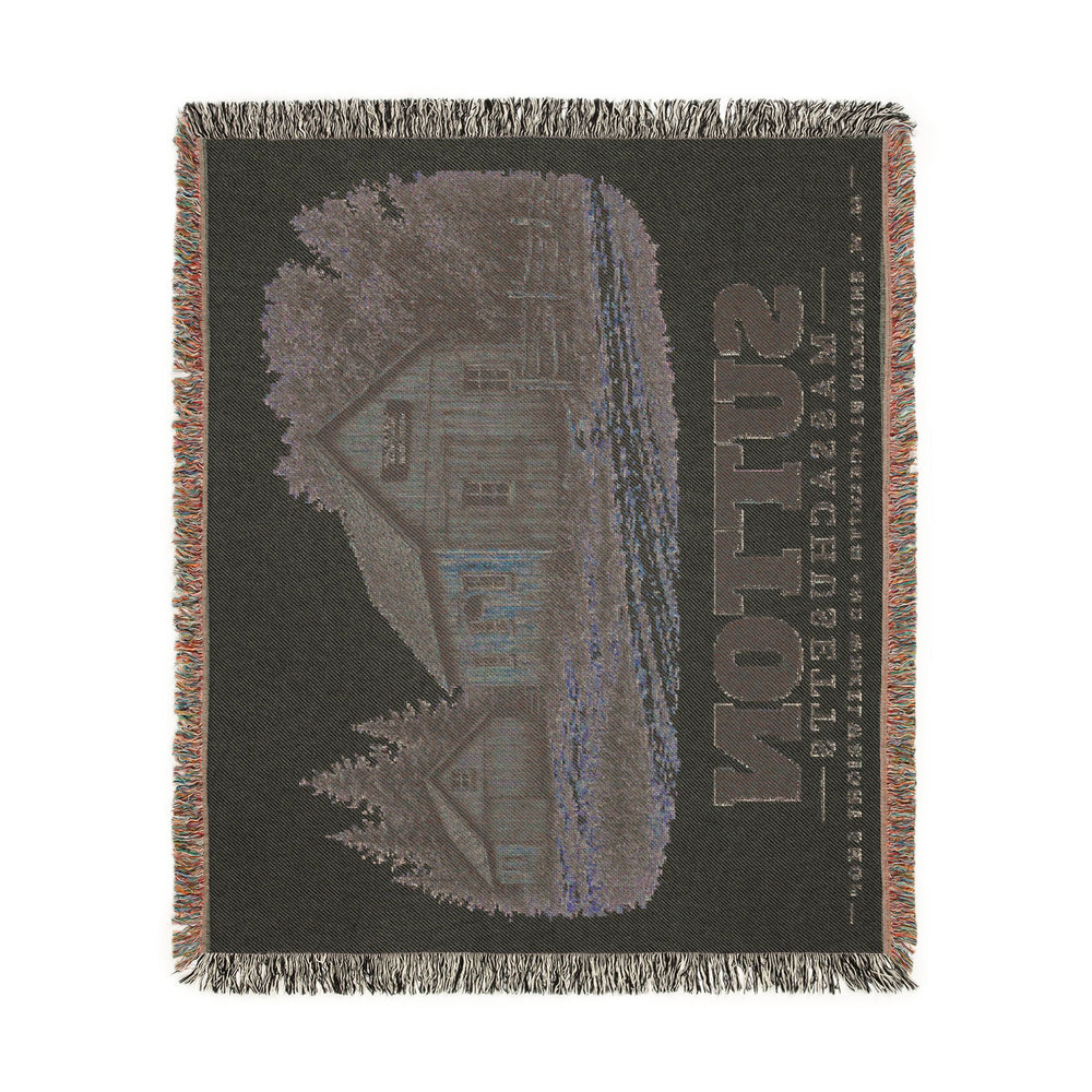 M. M. Sherman Blacksmith and Wheelwright Shop — Sutton, Massachusetts woven blanket, product view 4