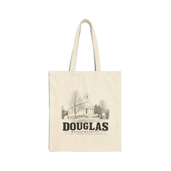 Douglas First Congregational Church Heavy Canvas Tote - Natural - front product view