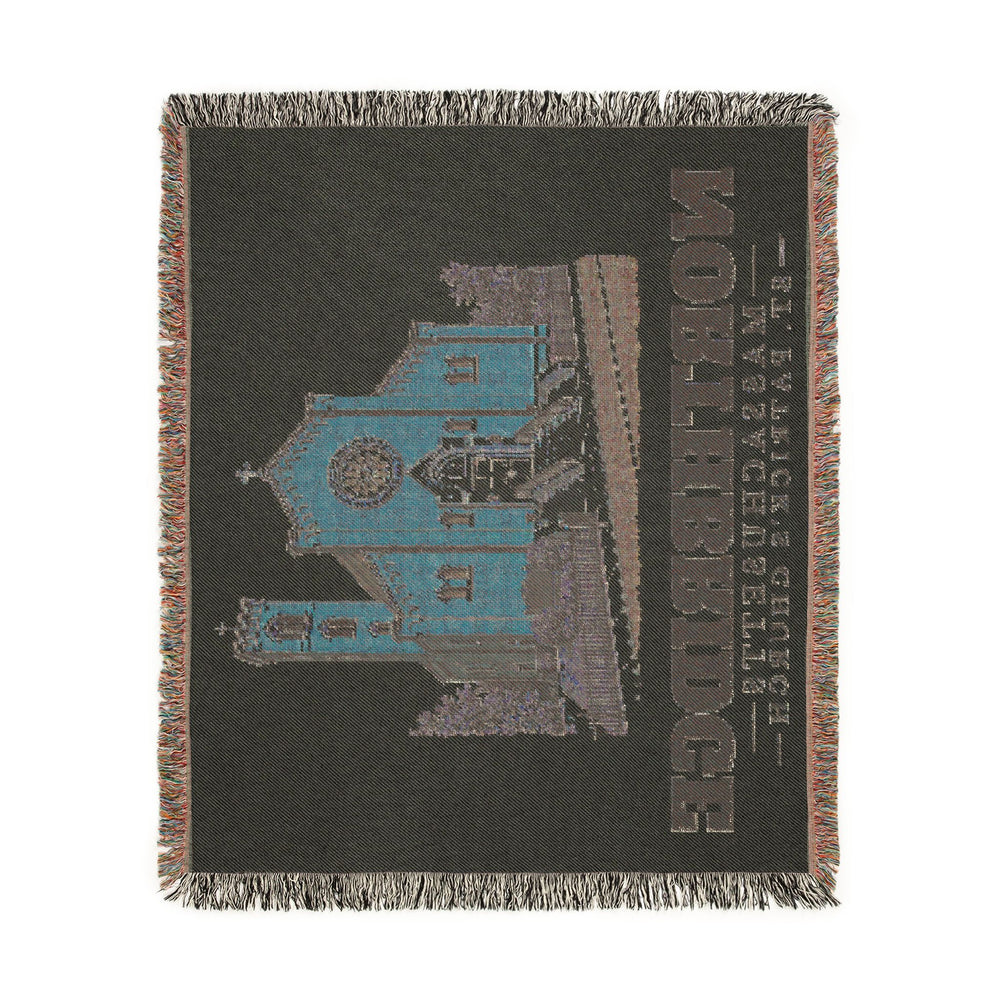 St. Patrick's Church — Northbridge, Massachusetts woven blanket, product view 4