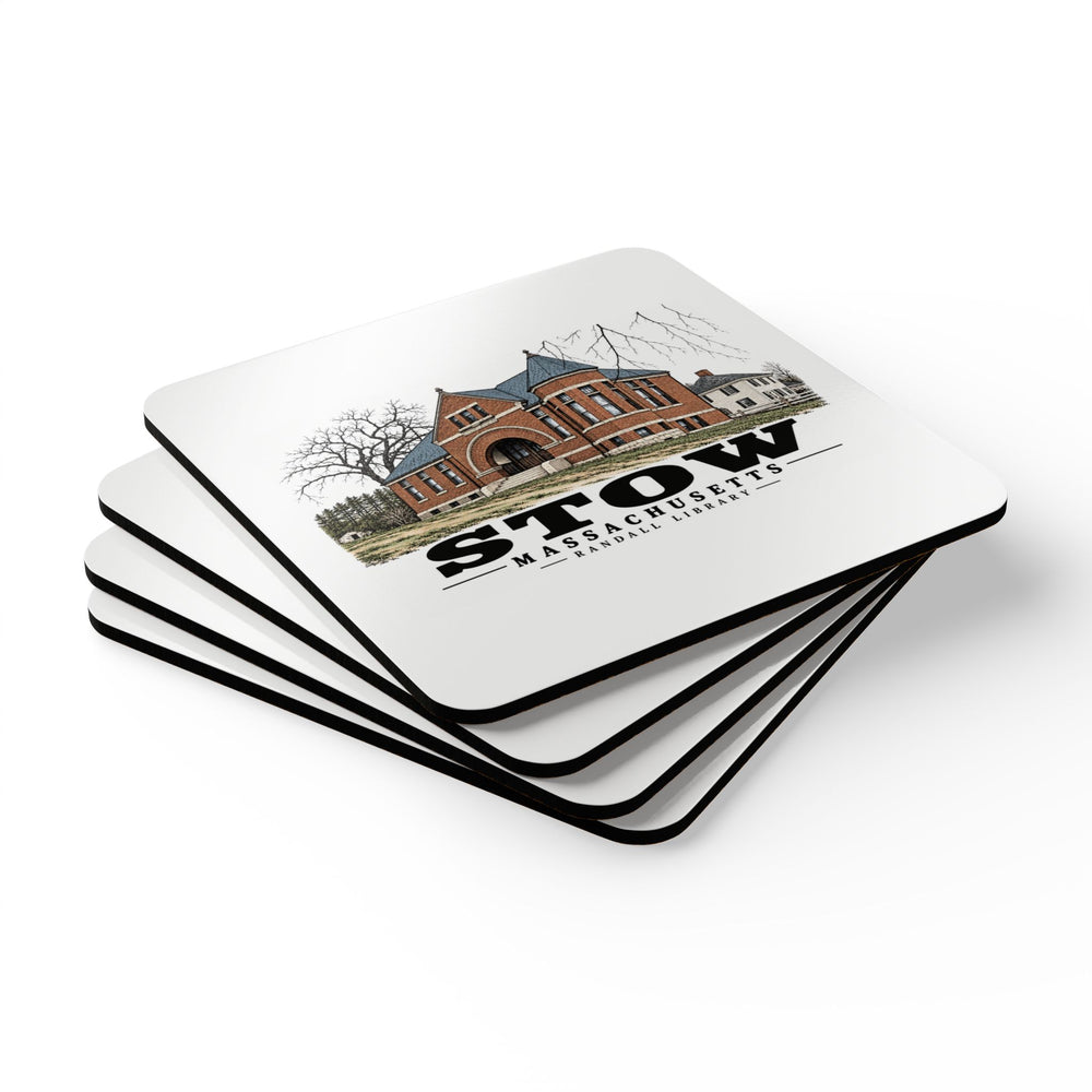 STOW Randall Library Cork Back Coaster - Assabet Valley Goods