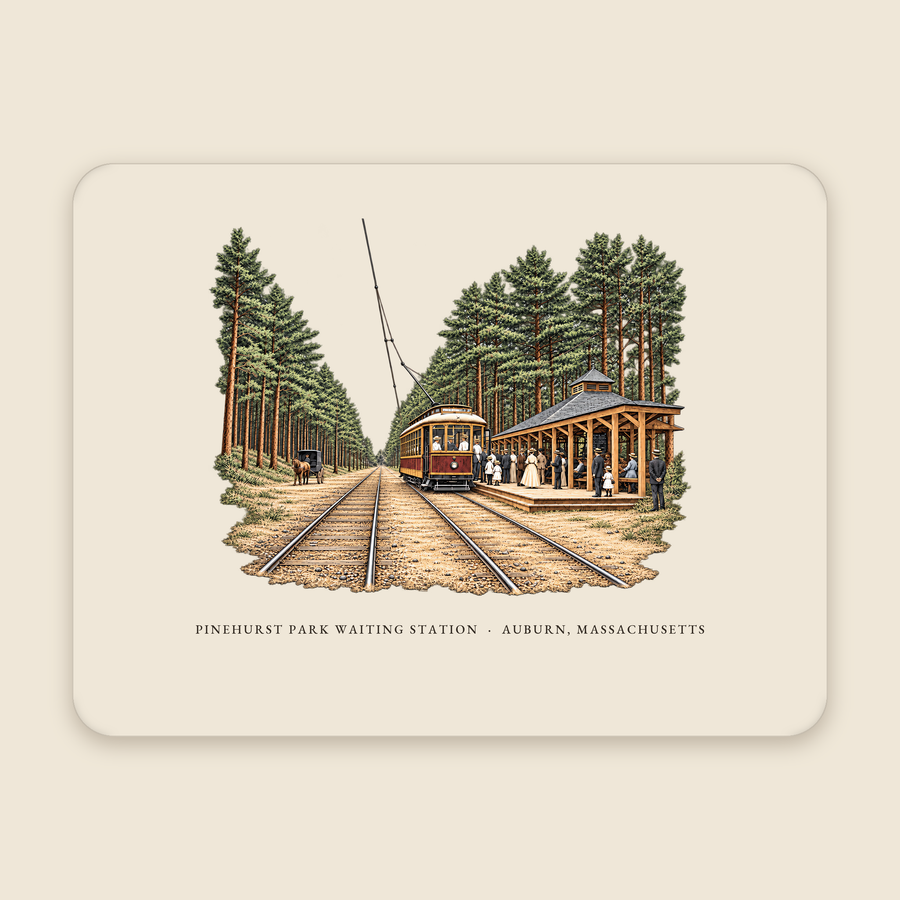 Auburn Pinehurst Park Waiting Station Laptop Sleeve