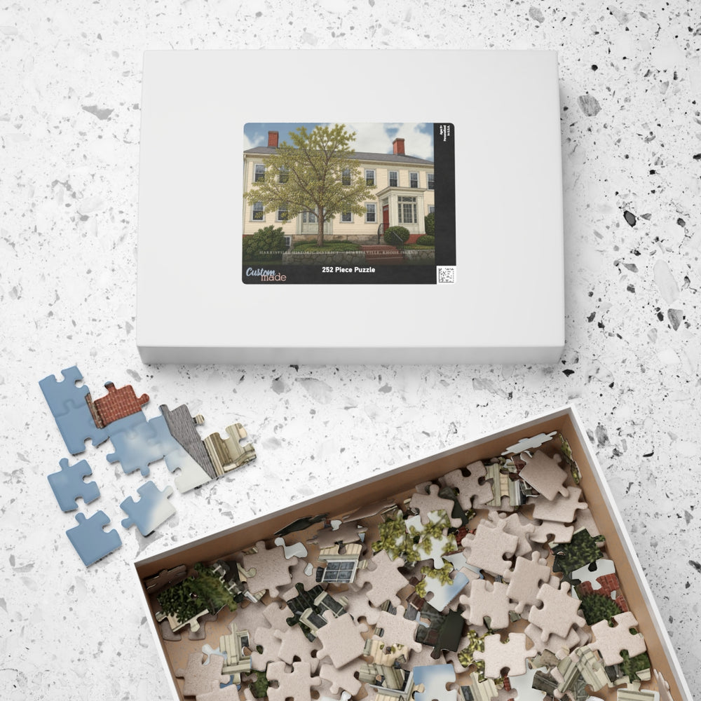 Burrillville Harrisville Historic District 252-Piece Jigsaw Puzzle - box lid