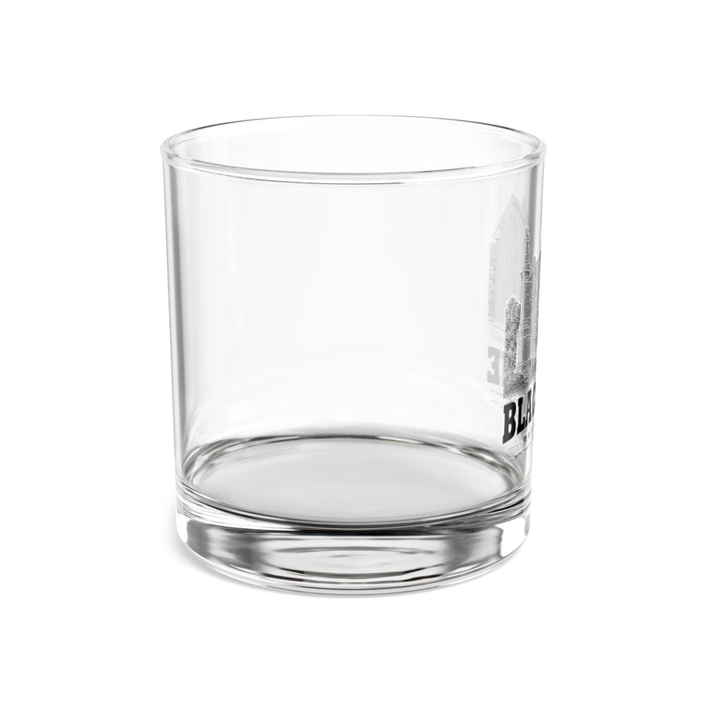 Blackstone Monument Square / Blackstone Block 10 oz Rocks Glass in Clear — left view