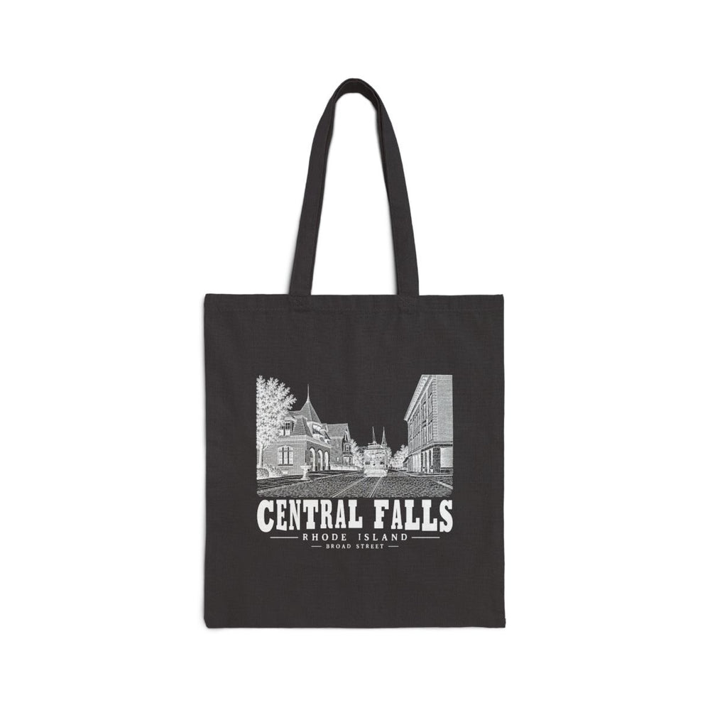 Central Falls Broad Street Heavy Canvas Tote in Black — front view