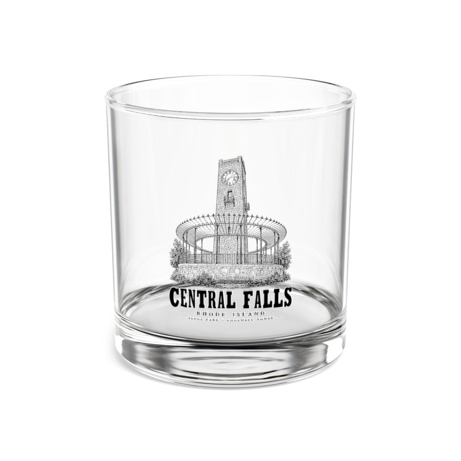 Central Falls Jenks Park / Cogswell Tower 10 oz Rocks Glass in Clear — front view