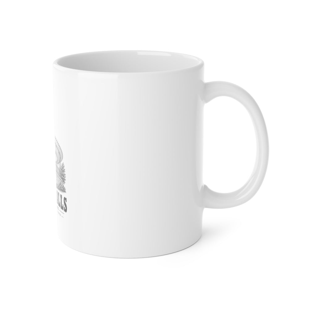 Central Falls Jenks Park / Cogswell Tower 11 oz Ceramic Mug in White — right view