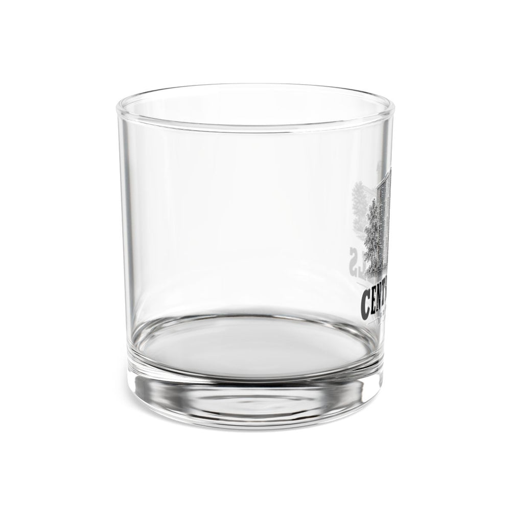 Central Falls Valley Falls Mill 10 oz Rocks Glass in Clear — left view