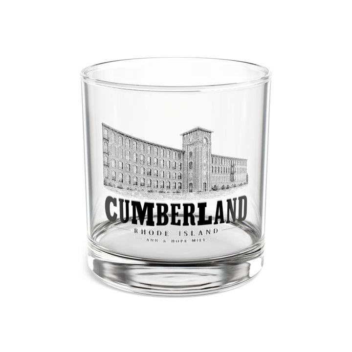 Cumberland Ann & Hope Mill 10 oz Rocks Glass in Clear — front view