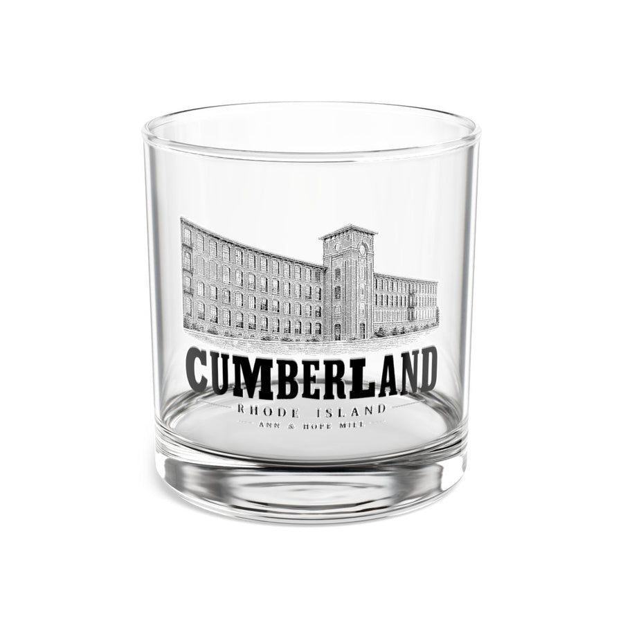 Cumberland Ann & Hope Mill 10 oz Rocks Glass in Clear — front view
