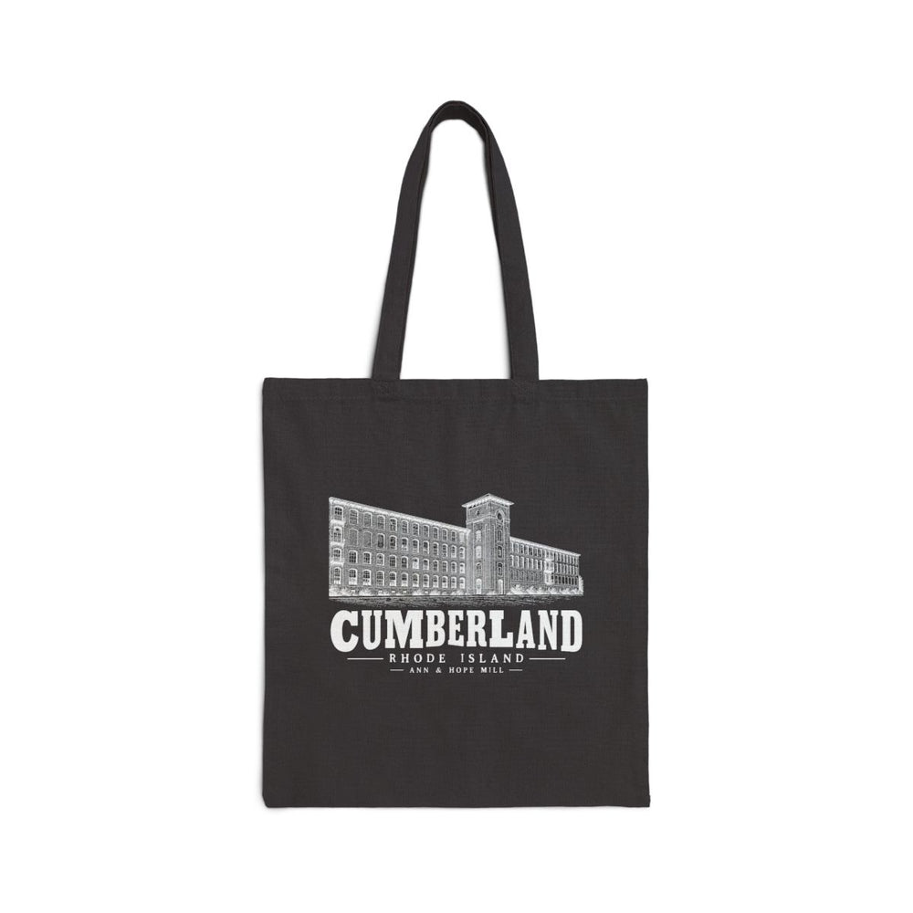 Cumberland Ann & Hope Mill Heavy Canvas Tote in Black — front view