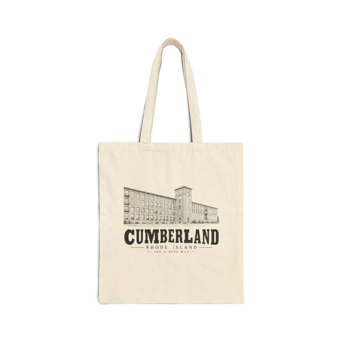 Cumberland Ann & Hope Mill Heavy Canvas Tote in Natural — front view