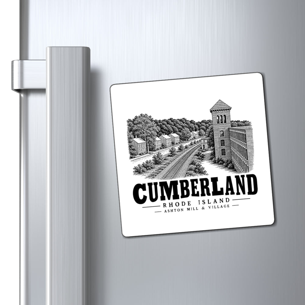 Cumberland Ashton Mill & Village 4 in Magnet in White — context view