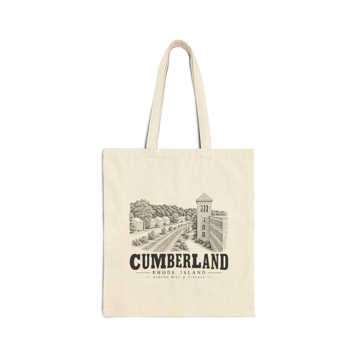 Cumberland Ashton Mill & Village Heavy Canvas Tote in Natural — front view