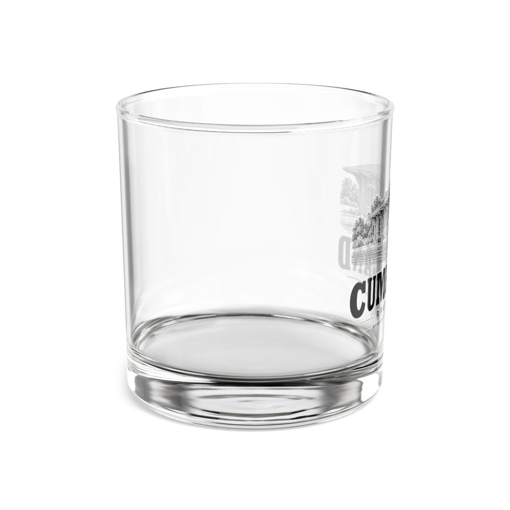Cumberland Berkeley Railroad Station 10 oz Rocks Glass in Clear — left view