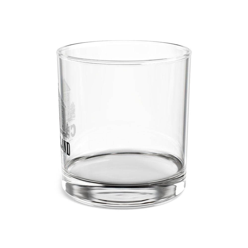Cumberland Clark Street School 10 oz Rocks Glass in Clear — right view