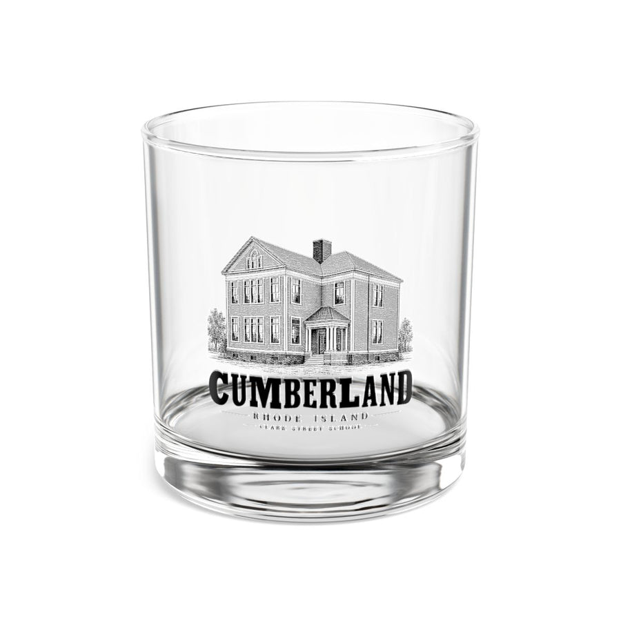 Cumberland Clark Street School 10 oz Rocks Glass in Clear — front view