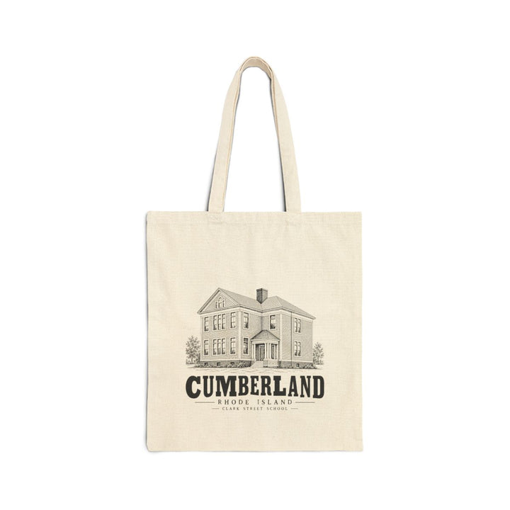 Cumberland Clark Street School Heavy Canvas Tote in Natural — front view