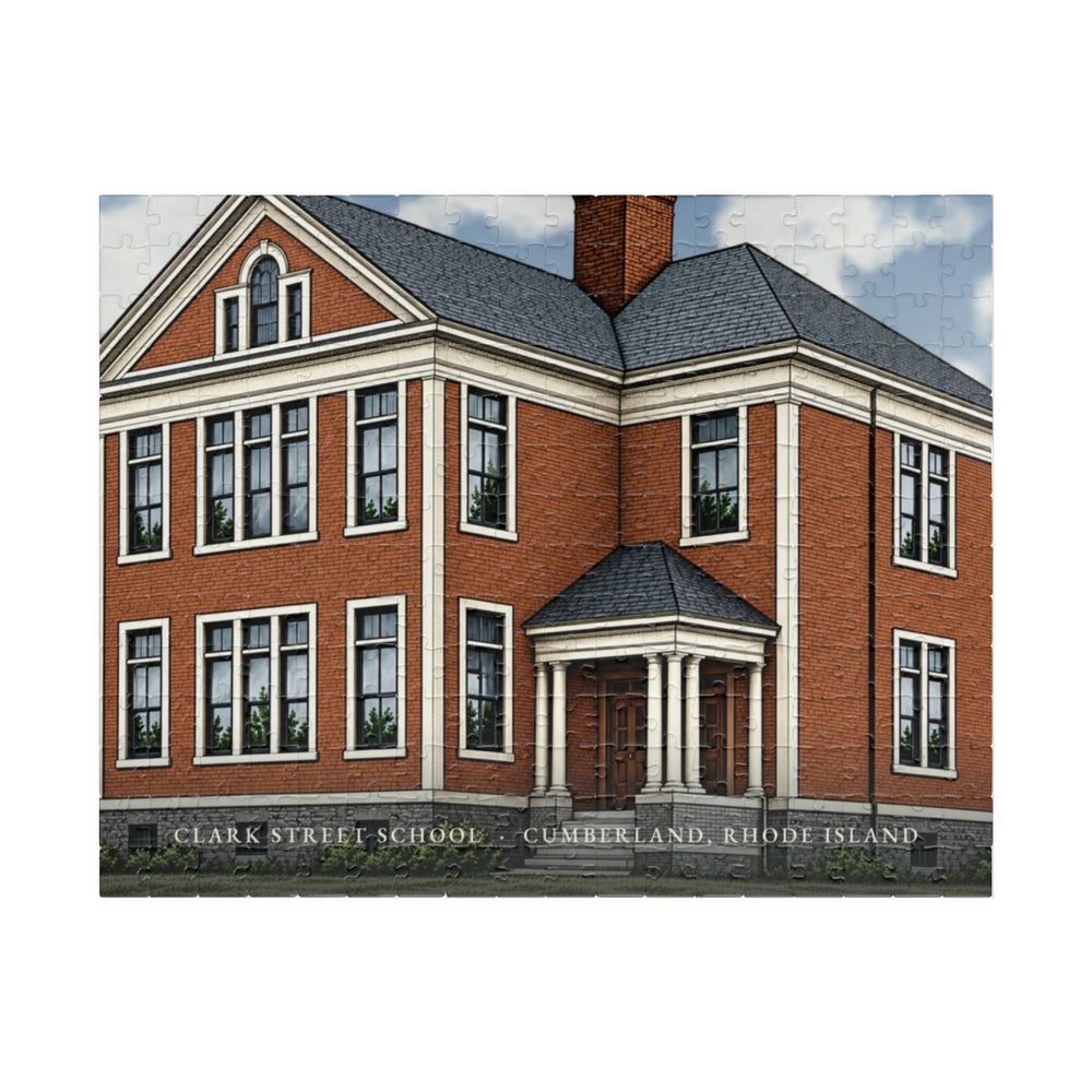 Cumberland Clark Street School 252-Piece Jigsaw Puzzle - assembled