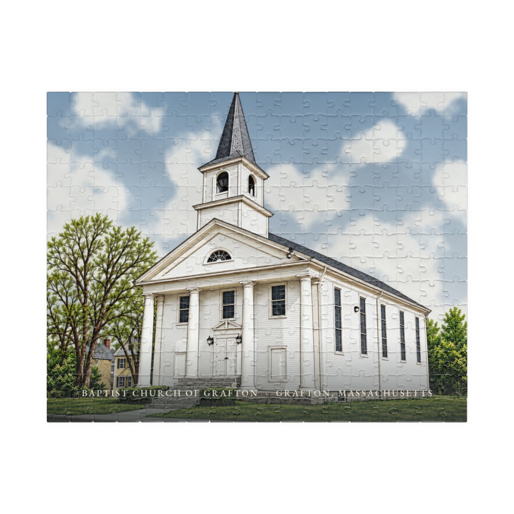 Grafton Baptist Church of Grafton 252-Piece Jigsaw Puzzle - assembled