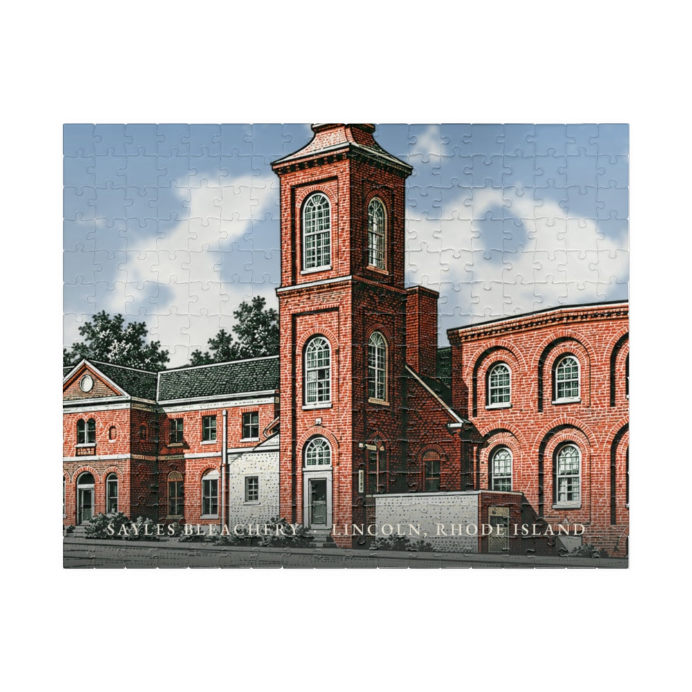 Lincoln Sayles Bleachery 252-Piece Jigsaw Puzzle - assembled