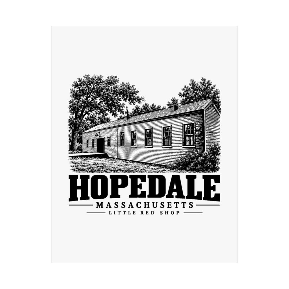 Little Red Shop Poster | Hopedale, MA — other view 2