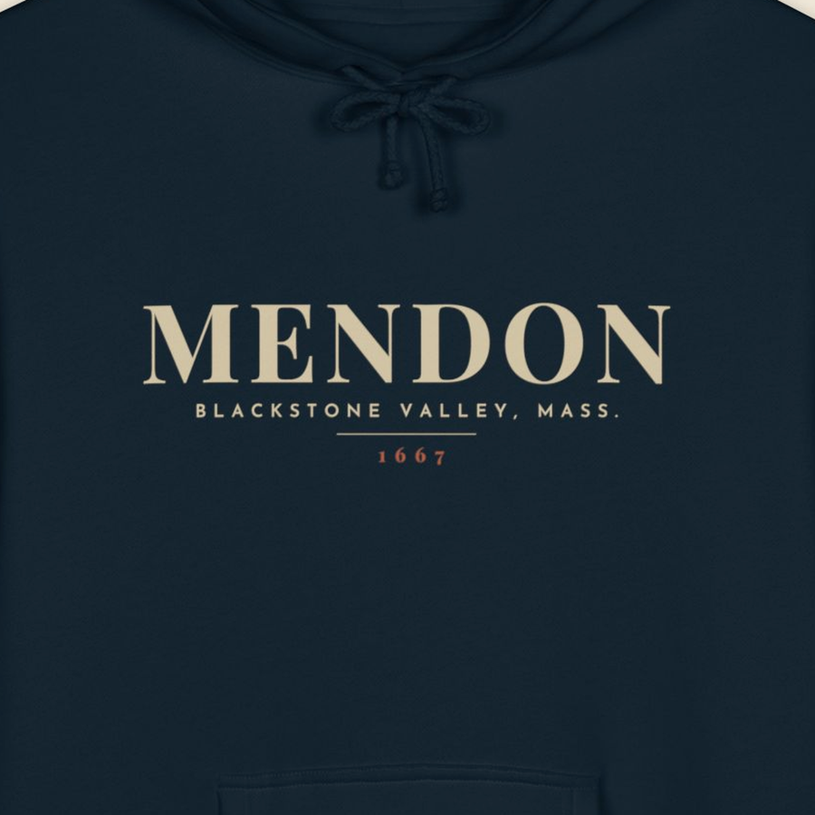 Mendon River Map Hoodie