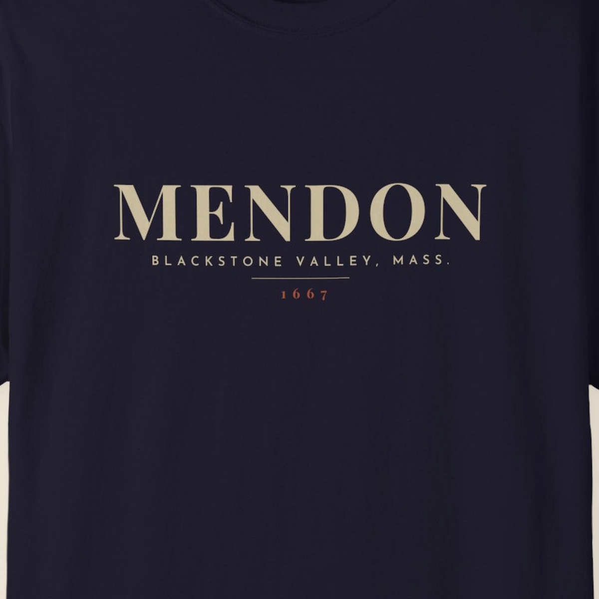 Mendon River Map Tee