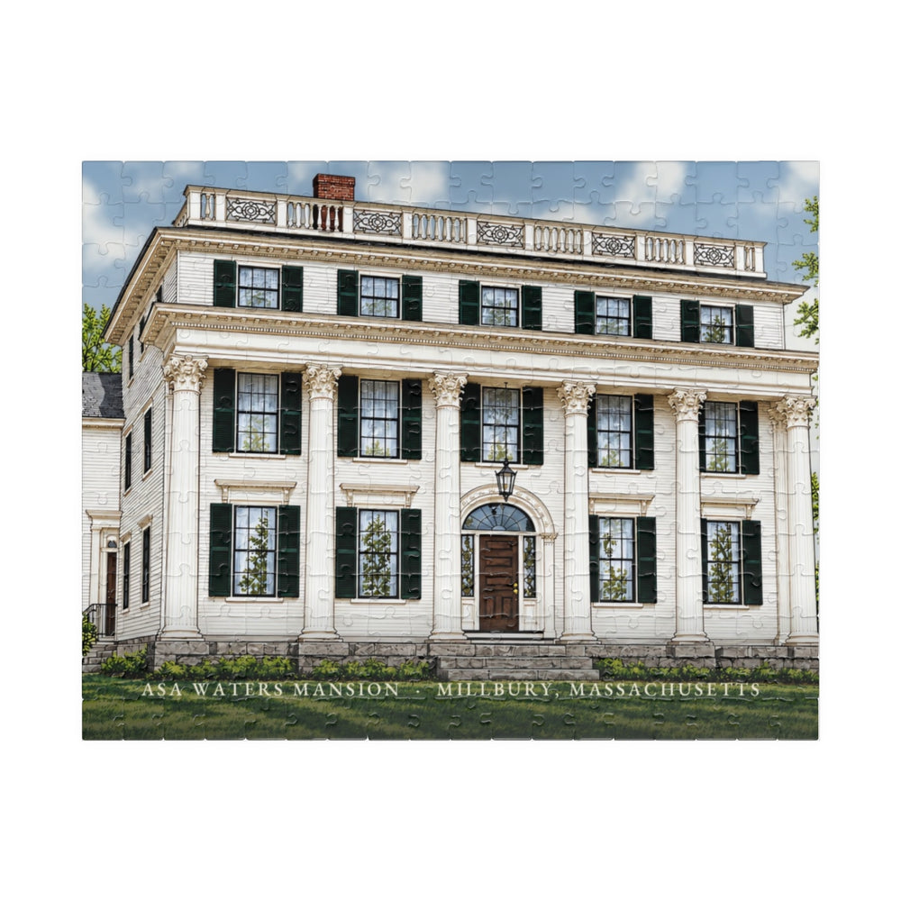 Millbury Asa Waters Mansion 252-Piece Jigsaw Puzzle - assembled