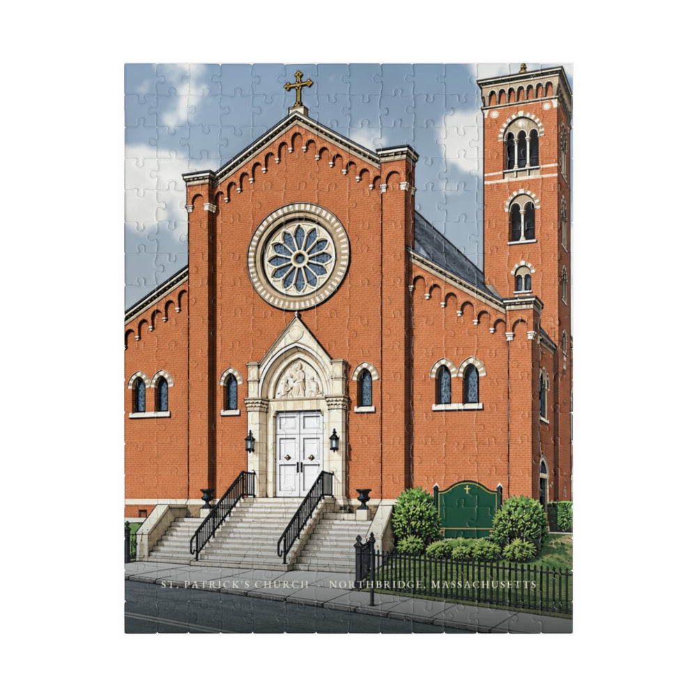 Northbridge St. Patrick's Church 252-Piece Jigsaw Puzzle - assembled