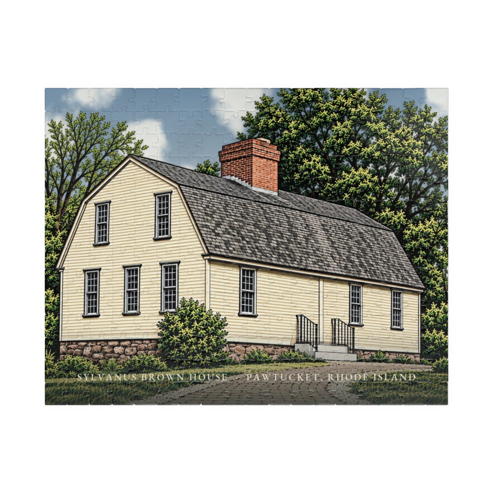 Pawtucket Sylvanus Brown House 252-Piece Jigsaw Puzzle - assembled