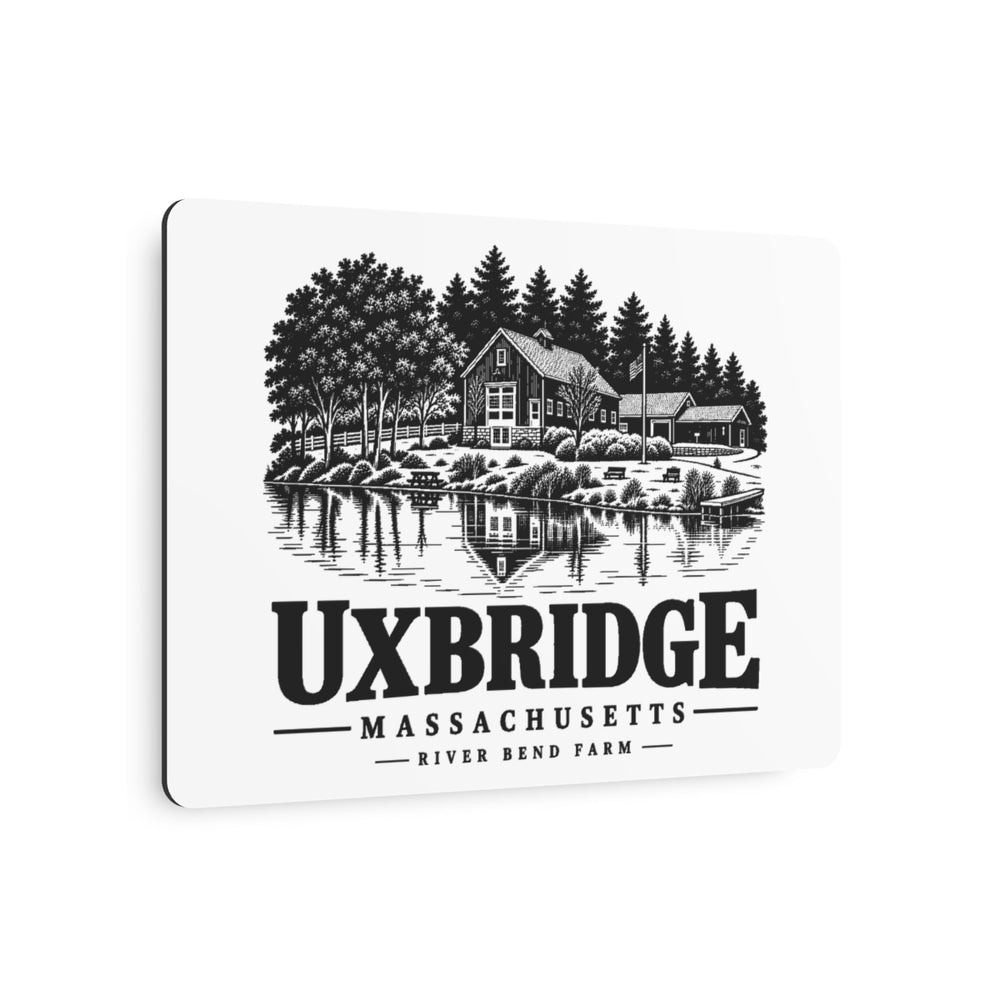 River Bend Farm Metal Wall Art Sign | Uxbridge, MA — other view 3