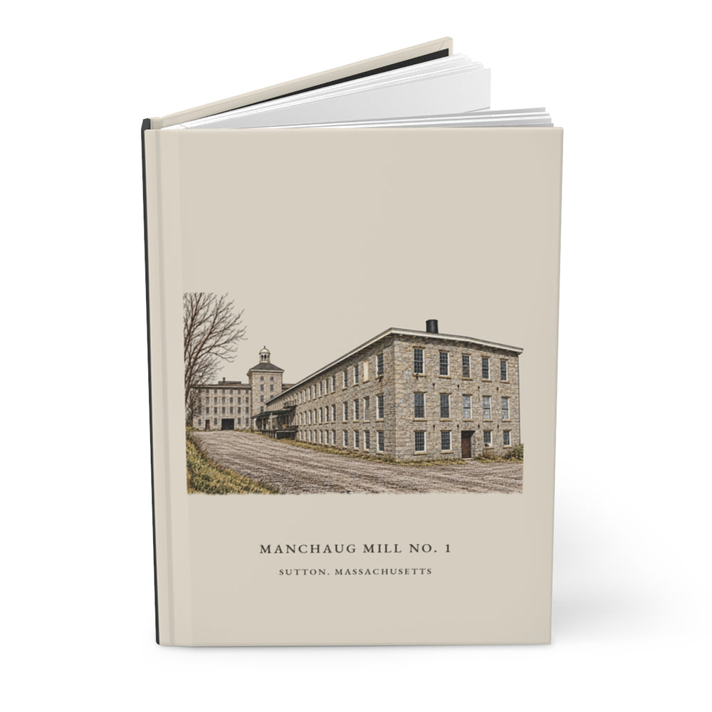 Sutton Manchaug Mill No. 1 journal mockup showing the illustrated cover