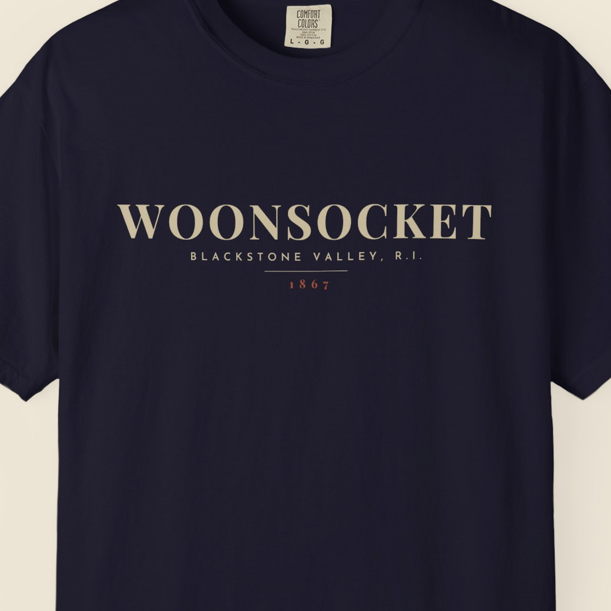 Woonsocket River Map Tee