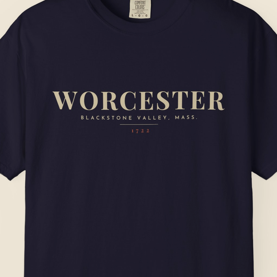 Worcester River Map Tee