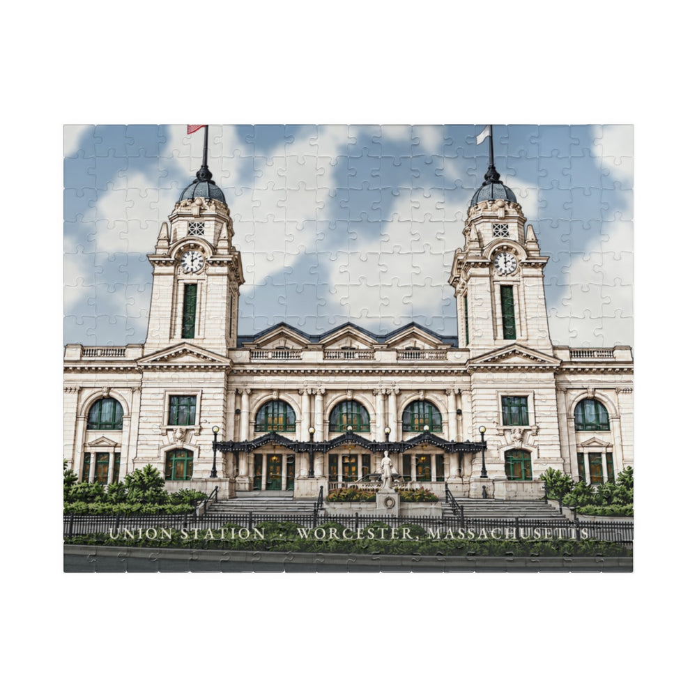 Worcester Union Station 252-Piece Jigsaw Puzzle - assembled
