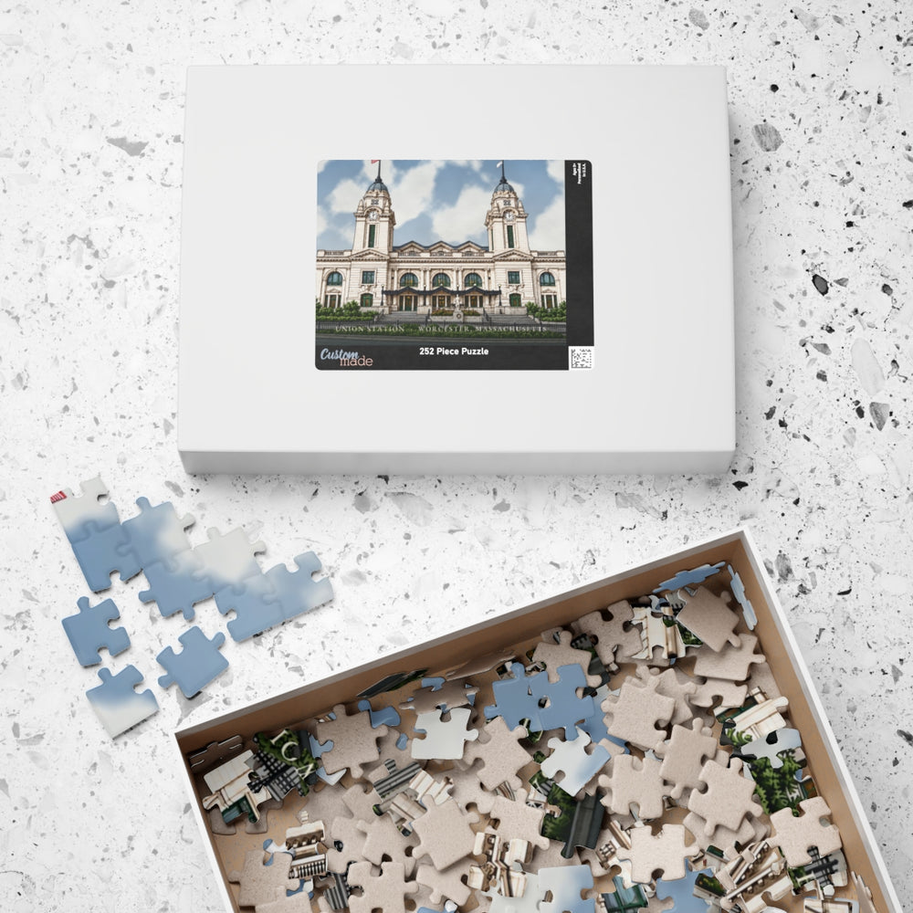 Worcester Union Station 252-Piece Jigsaw Puzzle - box lid
